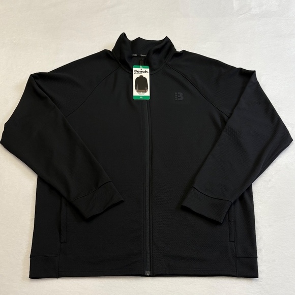 Bench Urbanwear Full Zip Jacket, Moisture Wicking, Black, XL, NWT - Picture 5 of 14